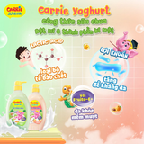  Sữa Tắm Gội cho bé Carrie Junior Yoghurt hương trái cây thiên nhiên 700g 