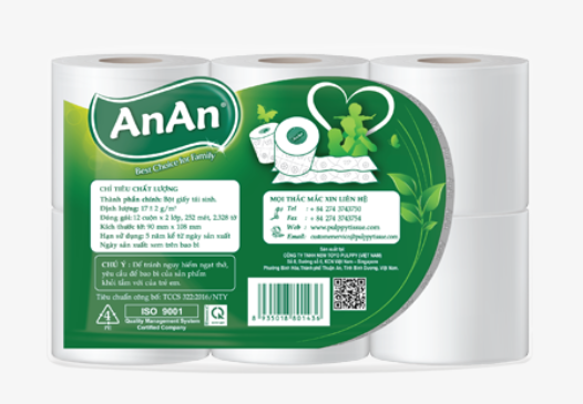  Giấy Lụa Cuộn Anan 2 lớp 12 Cuộn 