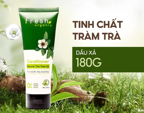  Dầu Xả Hữu Cơ FRESH ORGANIC Dưỡng Tóc Mềm Mượt 180g 