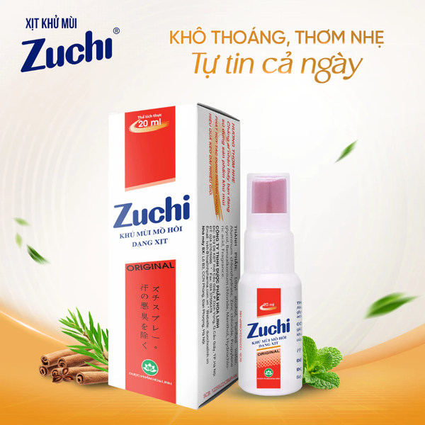  Zuchi Original (Khử mùi dạng xịt) 20ml 