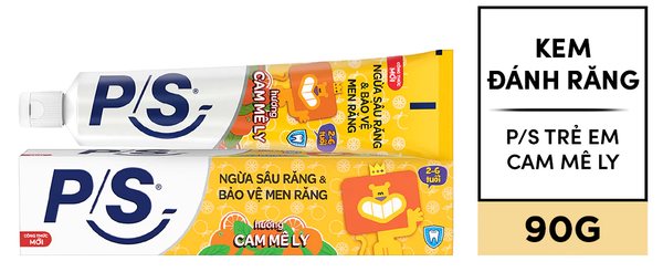  Kem đánh răng P/S 90g cho bé 2-6 tuổi , ngừa sâu răng và bảo vệ men răng 