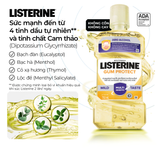  Nước Súc Miệng Listerine Gum Protect Zero Alcohol Giúp Nướu Chắc Khỏe 750ml 