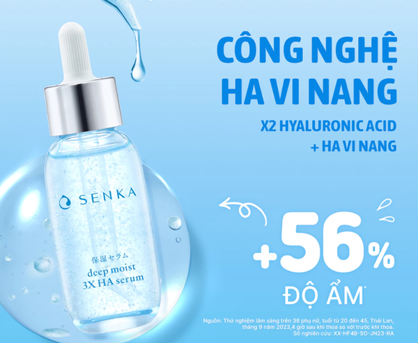  Serum dưỡng ẩm và chống lão hóa SENKA DEEP MOIST 3X HA SERUM 30 ml 