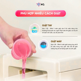  Nước Giặt Xả HC SPJ – Bản 8 IN 1 Cải Tiến, Nhiều Mùi Hương, Làm Sạch Vết Bẩn, Mềm Vải 