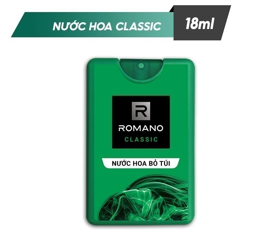 Nước hoa nam bỏ túi Romano 18ml/chai 