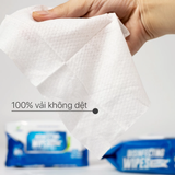  Khăn ướt diệt khuẩn EcoWipes 60 tờ hương chanh sả 