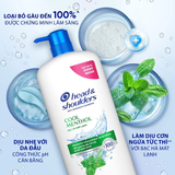  Dầu Gội Sạch Gàu HEAD & SHOULDERS Bạc Hà/ Giảm Ngứa Da Đầu/ Hương Chanh - Chai 1200 ML 