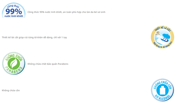  Khăn ướt trẻ em Bobby 100 miếng/gói 