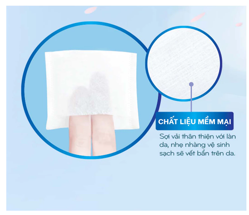  Bông Tẩy Trang PUFFME Dạng Túi Xỏ Ngón, 70 Miếng/Hộp 