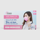  Khẩu trang y tế Famapro Sunny 4 lớp 50 cái/ hộp 