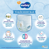  Tã quần cao cấp Moony M52 - Nhập khẩu Nhật Bản 