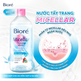  Biore Nước Tẩy Trang Hoàn Hảo Sạch Nhờn Biore Make Up Remover Perfect Cleansing Water Oil Clear 400ml 