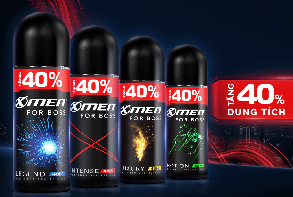  [Tặng thêm 40% dung tích] Lăn khử mùi X-Men For Boss 70ml - Hương nước hoa châu Âu 