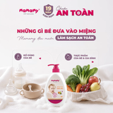  Nước rửa bình sữa Mamamy an toàn cho bé, rửa được rau củ quả thành phần thiên nhiên chai/túi 600ml 