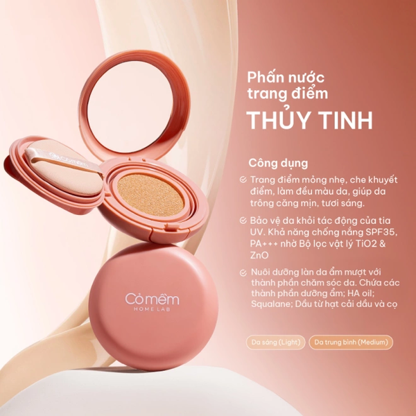  [SET QUÀ TẶNG] Combo Trang Điểm Son Lụa Diễm Và Phấn Nước Thuỷ Tinh 