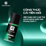  Lăn khử mùi Romano Khử mùi vượt trội, Hương nam tính suốt 48H 50ml / 65ml 