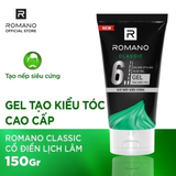  Gel vuốt tóc nam Romano Classic 150g 