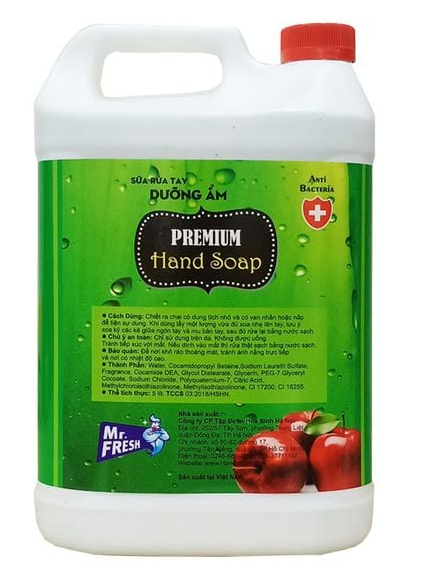  Nước rửa tay Premium Hand Soap Mr Fresh Hàn Quốc 5L 