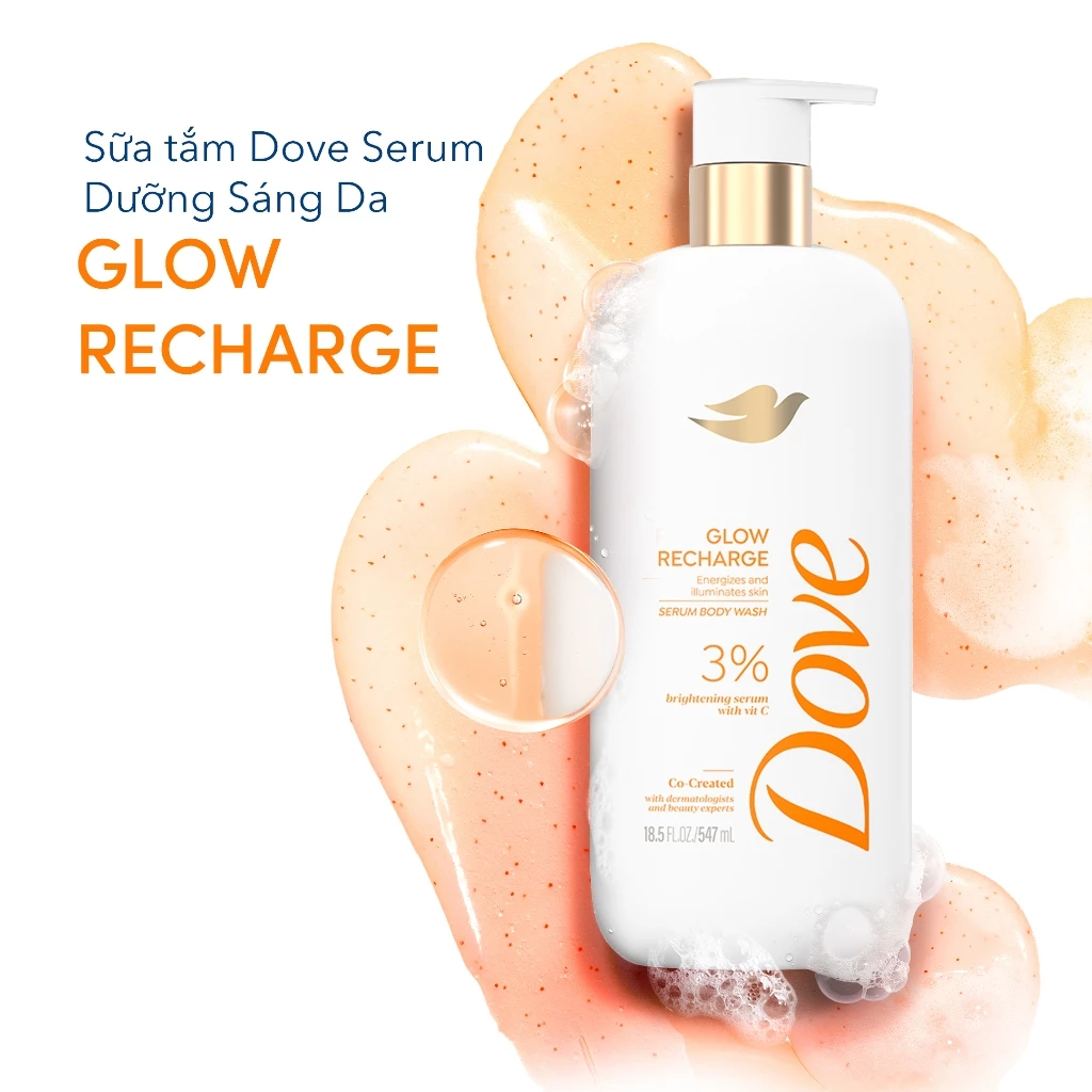  Sữa tắm Dove Serum Dưỡng da chuyên sâu 547ml 