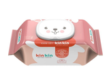  Khăn ướt có nắp KinKin không mùi gói 100 miếng 