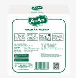  Khăn ăn AnAn 1 lớp 100 tờ 330 x 330mm 