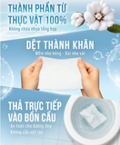 Khăn ướt đi toilet có thể xả trong bồn cầu Flushable EcoWipes gói 60 tờ hương tự nhiên 