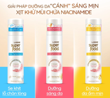  Xịt Khử Mùi LASHE SUPERFOOD Dưỡng Sáng Da / Se Khít Lỗ Chân Lông / Dưỡng Da Mềm Mịn 140ML 