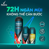  Xịt/lăn khử mùi Rexona 72H kháng khuẩn thể thao dành cho nam 135/45ml 