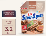  Nước lau sàn siêu sạch Lix túi 3.2L sạch nhà, thơm lâu đuổi côn trùng, phù hợp với mọi loại sàn 