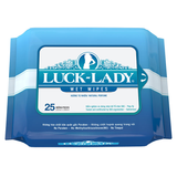  Khăn ướt Luck Lady ko mùi/ hương tự nhiên 25 tờ 