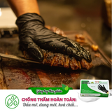  Găng Tay Nấu Ăn TTGLOVES Chất Liệu Cao Su Nitrile Không Bột Màu Đen (Hộp 100 Chiếc) 