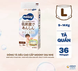  Tã quần Moony Dịu Nhẹ siêu cao cấp M46/L36/Xl32 