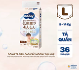  Tã quần Moony Dịu Nhẹ siêu cao cấp M46/L36/Xl32 