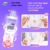 Nước Giặt Xả MaxKleen chuyên dụng cho đồ lót chai 650g Hương hoa mẫu đơn thanh khiết 