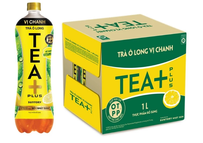  Trà Ô long Tea+ Vị Chanh 1000ml/chai 