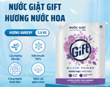  Nước Giặt Gift Kháng Khuẩn, Khử Mùi Hiệu Quả, Lưu Hương Bền Lâu 1.2kg/ 3.6kg 