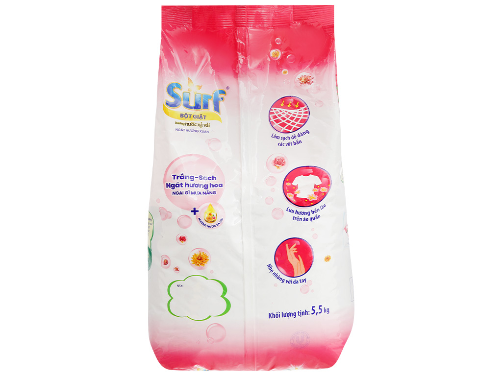  Bột giặt Surf ngát hương xuân 380g - 800g - 2kg - 5.5kg 