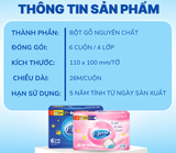  Giấy Vệ Sinh Elene 6 Cuộn 4 Lớp Cao Cấp, Mềm Mịn, An Toàn, Tan Ngay Trong Nước (Có Lõi/Không Lõi) 