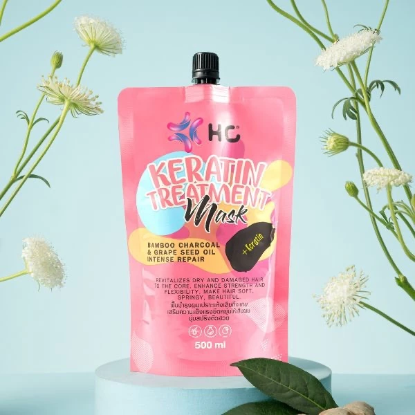  Kem Ủ Tóc Keratin HC Phục Hồi, Nuôi Dưỡng Tóc Chuyên Sâu 500ML 