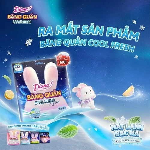  Băng Quần Diana Comfy Girl Cool Fresh size M-L 2 miếng/gói 