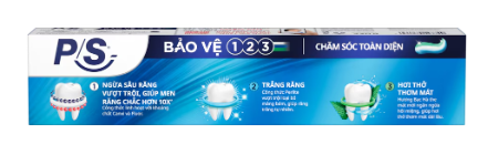  Kem đánh răng P/S Bảo Vệ 123 180g-230g 
