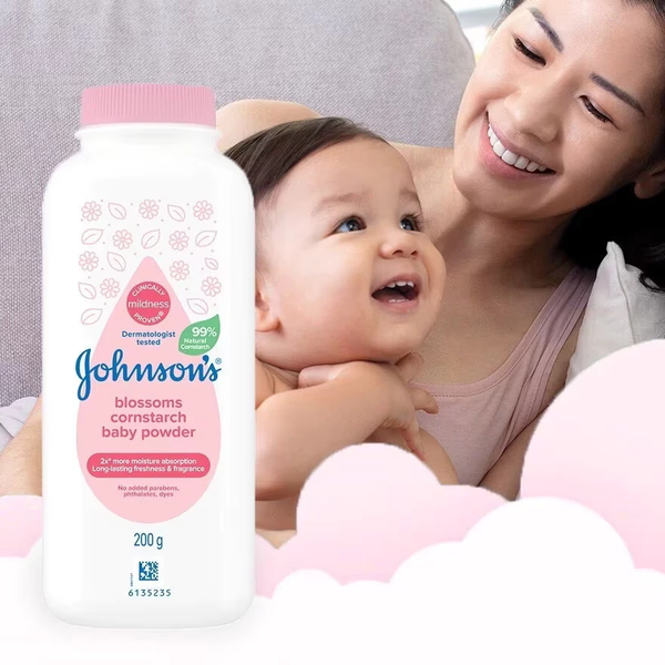  Phấn Johnson's Baby Blossoms Cornstarch Baby Powder 200g 