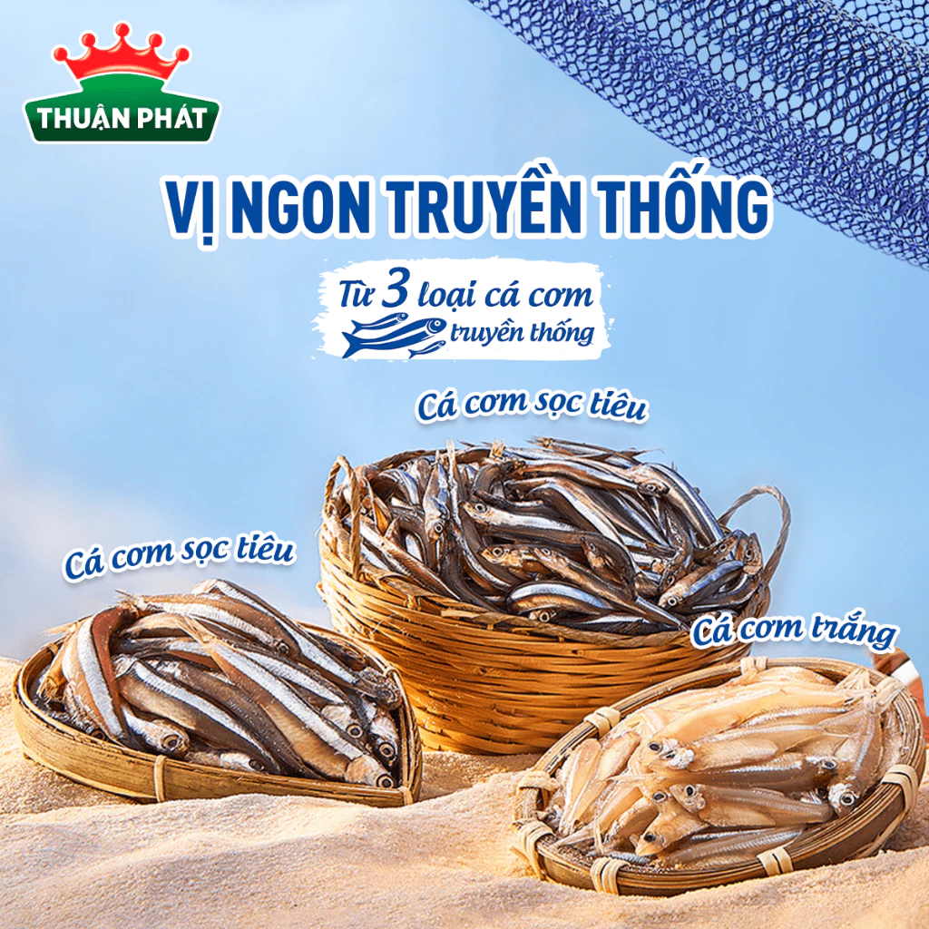  Nước Mắm Cá Cơm Thuận Phát 30 độ đạm 610ml 
