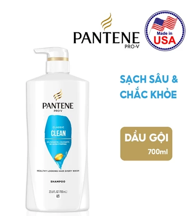  Dầu Gội PANTENE Pro-V Mỹ Dưỡng Ẩm Phục Hồi/ Tóc Dày Bồng Bềnh/ Sạch Sâu/ Suôn Mượt Óng Ả - Chai 700ML 