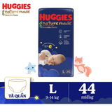  Tã quần Huggies Naturemade ban đêm M58/L44/XL38/XXL26 