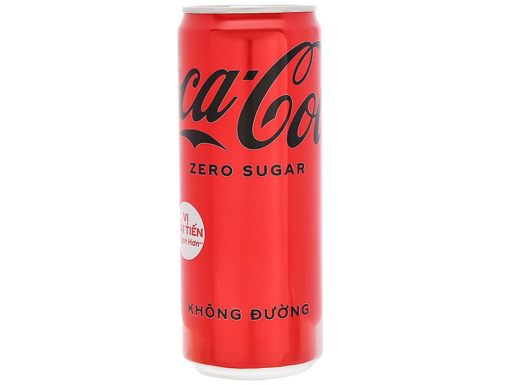  Nước Ngọt Giải Khát Không Đường Coca-Cola Zero 320ml/Lon 