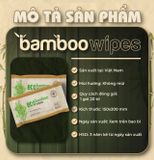  Khăn ướt vải sợi tre kháng khuẩn EcoBamboo EcoWipes gói 20 tờ không mùi 