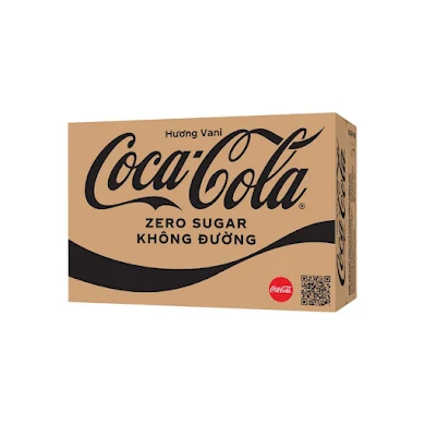  Nước Ngọt Giải Khát Coca-Cola Không Đường Hương Vani 320m/Lon 