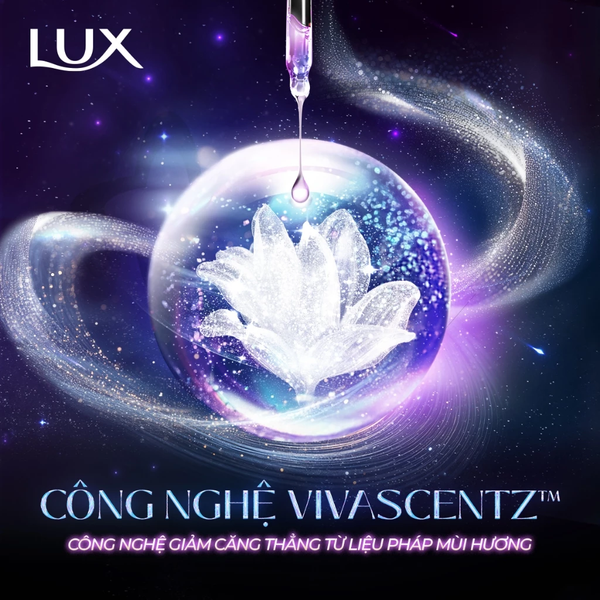  Sữa tắm Lux Mood Library Peaceful Galaxy 470g 