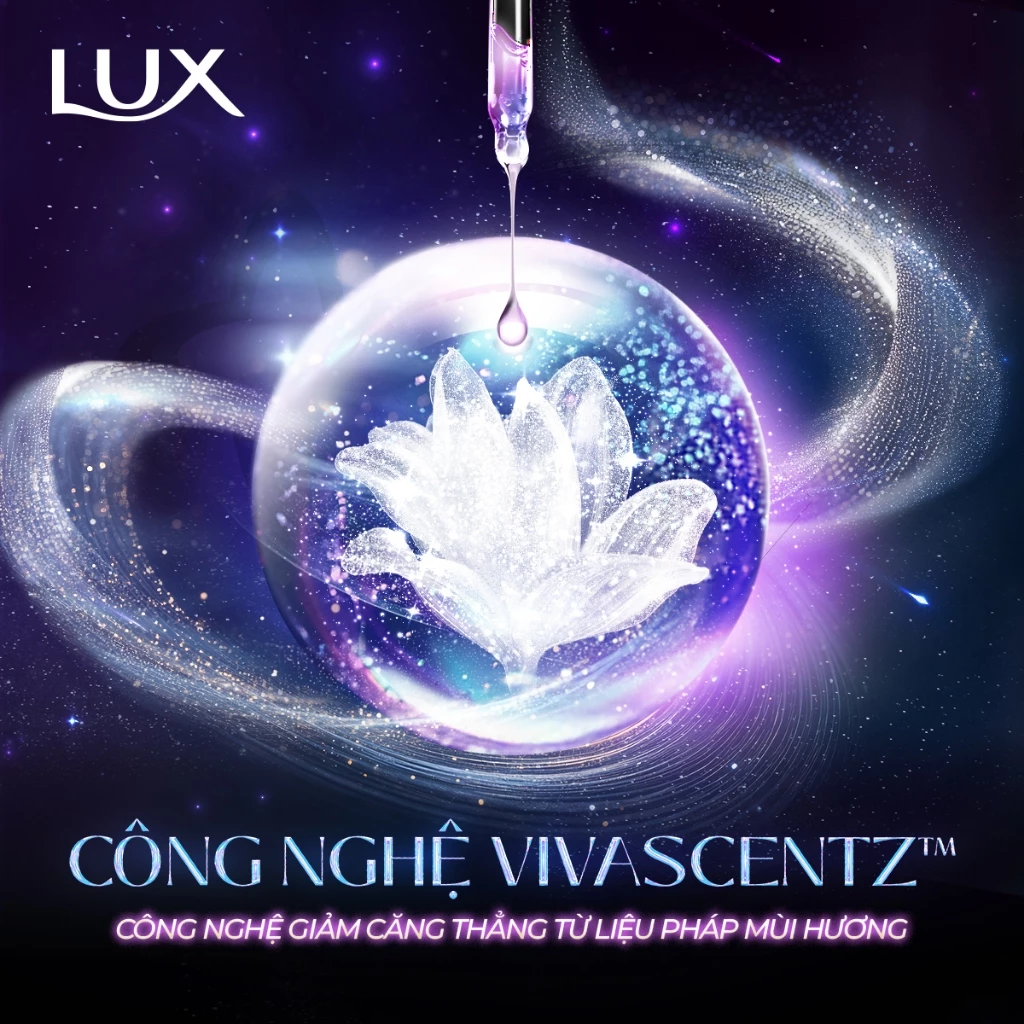  Sữa tắm Lux Mood Library Peaceful Galaxy 470g 